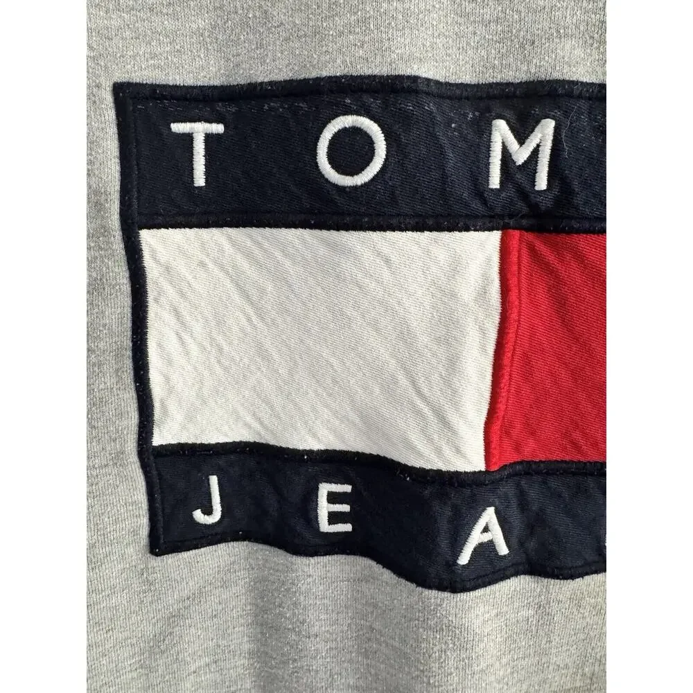 Tommy Hilfiger Crewneck Logo Sweater Dress Women’s Size Medium 90s Y2K - Picture 4 of 8